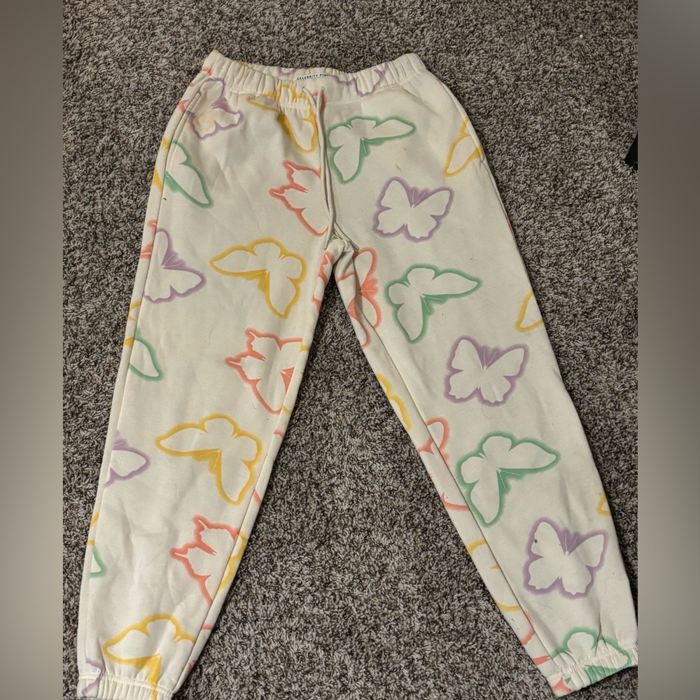 Butterfly Print Joggers